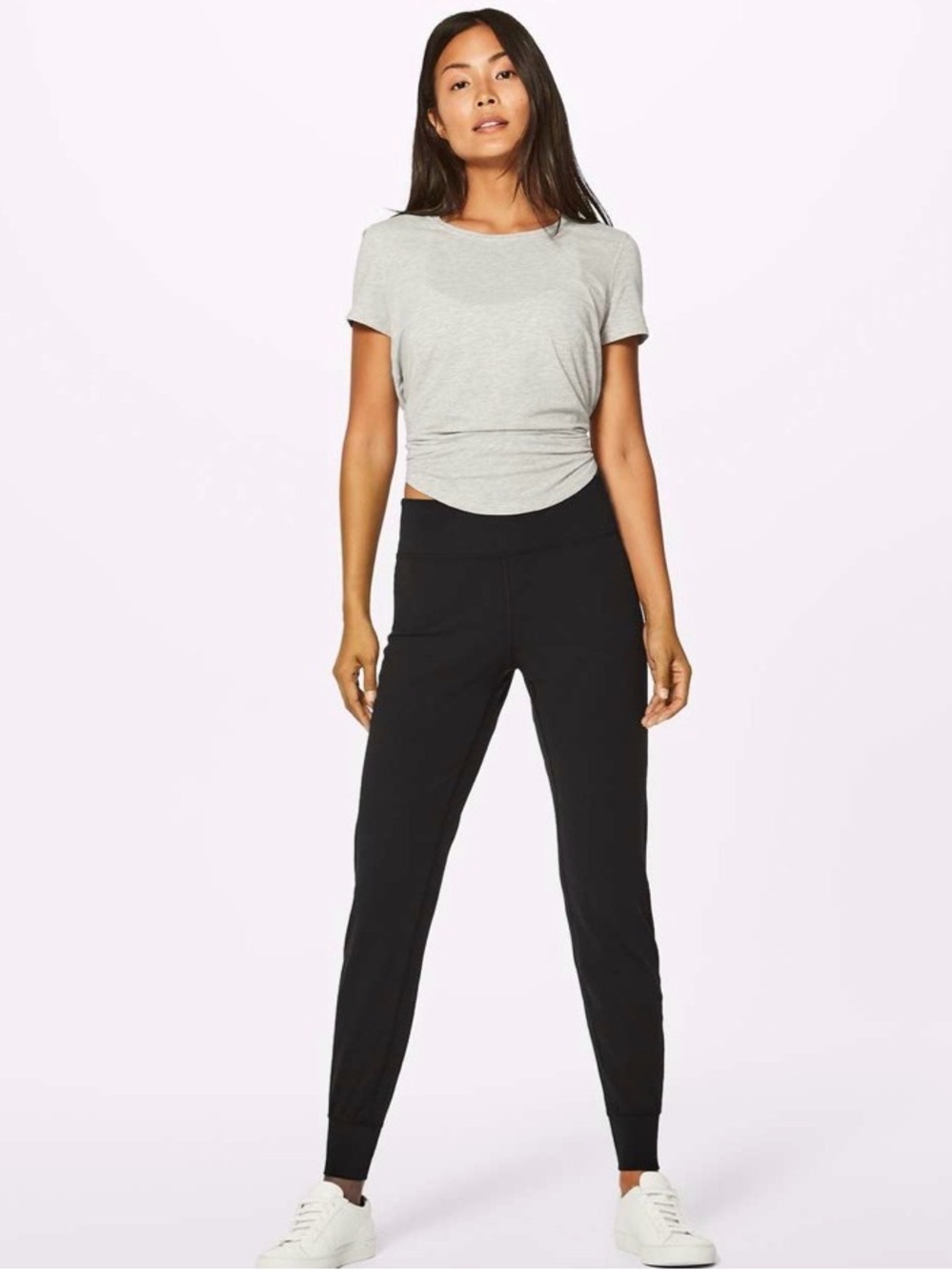 Lululemon Back In Action Jogger 29” Size 4 Black Nulu High Rise Athleisure Pants